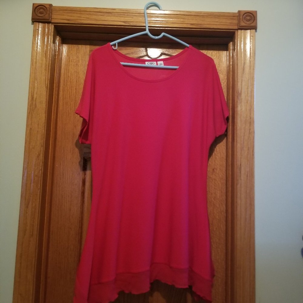 Red long Cato shirt